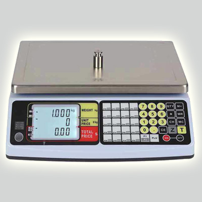 Price computing scale with PLU