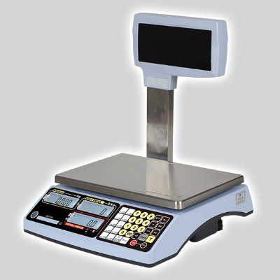 price computing scale with pole display