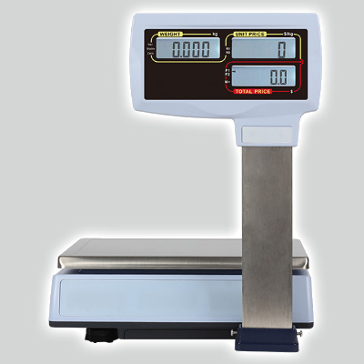 price computing scale with pole display